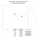 Душевая перегородка Veconi Korato KR-77 100х200 KR77-100-01-C8 профиль хром, стекло прозрачное