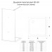 Душевая перегородка Veconi Korato KR-80 100х200 KR80-100-01-C8 профиль черный/матовый, стекло прозрачное
