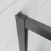 Душевой уголок Veconi Ottimo P20SP GR 120х90х190 OP20GR-SP-12090-12-C9 профиль графит брашированный, стекло тонированное матовое