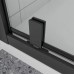 Душевая дверь Veconi Ottimo P30 B 90x190 OP30B-90-07-C9 профиль черный/матовый, стекло матовое