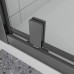 Душевой уголок Veconi Ottimo P30SP GR 90х70х190 OP30GR-SP-9070-01-C9 профиль графит брашированный, стекло прозрачное