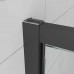 Душевая дверь Veconi Ottimo P30 B 90x190 OP30B-90-07-C9 профиль черный/матовый, стекло матовое