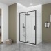 Душевой уголок Veconi Ottimo P20SP B 120х80х190 OP20B-SP-12080-01-C9 профиль черный/матовый, стекло прозрачное