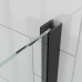 Душевой уголок Veconi Ottimo P20SP GR 120х90х190 OP20GR-SP-12090-12-C9 профиль графит брашированный, стекло тонированное матовое