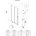 Душевая дверь Veconi Premium Prato 300 B-L 100x200 PR3/L-100-01-B-C4 профиль черный/матовый, стекло прозрачное