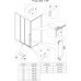 Душевой уголок Veconi Premium Prato 300 SP CH-L 100х80х200 PR3/L-SP-10080-01-CH-C4 профиль хром, стекло прозрачное