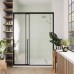 Душевая дверь Veconi Premium Prato 300 B-L 100x200 PR3/L-100-01-B-C4 профиль черный/матовый, стекло прозрачное