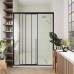 Душевая дверь Veconi Premium Prato 300 B-L 100x200 PR3/L-100-01-B-C4 профиль черный/матовый, стекло прозрачное