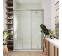 Душевая дверь Veconi Premium Prato 300 CH-L 130x200 PR3/L-130-01-CH-C4 профиль хром, стекло прозрачное