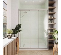 Душевая дверь Veconi Premium Prato 300 CH-R 130x200 PR3/R-130-01-CH-C4 профиль хром, стекло прозрачное