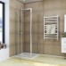 Душевой уголок Veconi Rovigo RV-026 100х100х195 RV026-100100-01-C8 профиль хром, стекло прозрачное