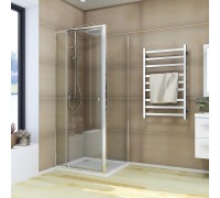 Душевой уголок Veconi Rovigo RV-026 100х100х195 RV026-100100-01-C8 профиль хром, стекло прозрачное