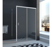 Душевой уголок Veconi Rovigo RV-040 110х90х185 RV040-11090-01-C1 профиль хром, стекло прозрачное