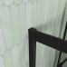 Душевой уголок Veconi Rovigo RV-13 90х90х195 RV13-90-01-C5 профиль черный/матовый, стекло прозрачное
