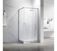 Душевой уголок Veconi Rovigo RV-27CH 120х90х190 RV27CH-12090-01-C8 профиль хром, стекло прозрачное