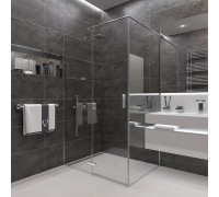 Душевой уголок Veconi Rovigo RV-073 90x90х195 RV073-9090-01-C4 профиль хром, стекло прозрачное