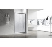 Душевая дверь Veconi Vianno VN-55GM 110х195 VN55GM-110-01-C8 профиль оружейная сталь, стекло прозрачное
