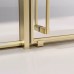 Душевая дверь Veconi Premium Prato 300 G-L 120x200 PR3/L-120-01-G-C4 профиль брашированное золото, стекло прозрачное