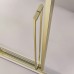 Душевая дверь Veconi Premium Prato 300 G-L 120x200 PR3/L-120-01-G-C4 профиль брашированное золото, стекло прозрачное