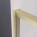 Душевая дверь Veconi Premium Prato 300 G-L 120x200 PR3/L-120-01-G-C4 профиль брашированное золото, стекло прозрачное