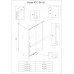 Душевой уголок Veconi Premium Trento PTC-SP-30G 140х100х200 PTC30-SP-140100-G-01-C4 профиль брашированное золото, стекло прозрачное
