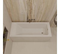 Ванна из искусственного камня Veconi Solita Slim Matt 170х70 белый/матовый SLTSLIM17070M (88 кг)