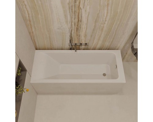 Ванна из искусственного камня Veconi Solita 160х70 белый/глянцевый SLT16070 (79 кг)
