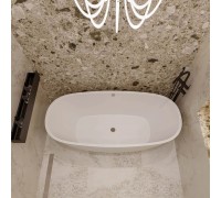 Ванна из искусственного камня Veconi Imperia 170х80 белый/глянцевый IMP17080 (145 кг)