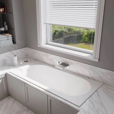 Ванна из искусственного камня Veconi Stampo 180х80 белый/глянцевый STM18080 (94 кг)