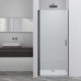 Душевая дверь Vincea Alpha 80х195 VDP-3AL800CLGM профиль вороненая сталь, стекло прозрачное