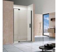 Душевая дверь Vincea Extra 100/110х200 VDP-1E1011CLB профиль черный, стекло прозрачное