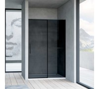 Душевая дверь Vincea Slim Soft 120х200 VDS-1SS120CGB профиль черный, стекло тонированное