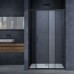 Душевая дверь Vincea Alpha 120x190 VDS-3AL120CLB профиль черный, стекло прозрачное