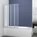 Шторка для ванны Vincea 100х140 VSB-31100CL профиль хром, стекло прозрачное