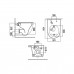 Унитаз подвесной Vincea Globo VT1-14SMO безободковый, с микролифтом, океан/матовый