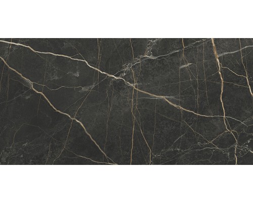 Керамогранит Vitra MarbleSystem Port Laurent Black Лаппато R9 60х120 K948089LPR