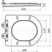 Крышка-сидение BelBagno Colorato BB062SC-GR с микролифтом, серый/матовый