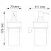 Дозатор для жидкого мыла WasserKRAFT Glan K-5199
