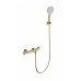 Смеситель Wonzon & Woghand T-1000 WW-B2057-A-BG для душа с термостатом, брашированное золото