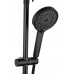 Душевая система Wonzon & Woghand Stick WW-88739903-MB с термостатом, черный/матовый