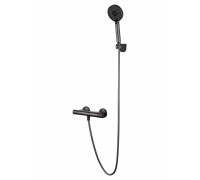 Смеситель Wonzon & Woghand INN 5 WW-B2005-A-BGG для душа с термостатом, темный графит