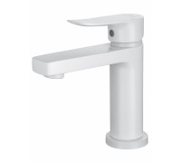 Смеситель Wonzon & Woghand Blend WW-A40222-MW для раковины, белый/матовый