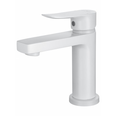 Смеситель Wonzon & Woghand Blend WW-A40222-MW для раковины, белый/матовый