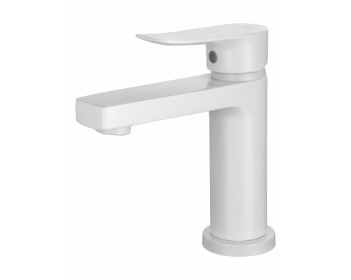 Смеситель Wonzon & Woghand Blend WW-A40222-MW для раковины, белый/матовый