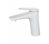 Смеситель Wonzon & Woghand Elbe WW-A41222-MW для раковины, белый/матовый