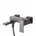 Смеситель Wonzon & Woghand Cube WW-88639016-BGM для ванны и душа, темный графит