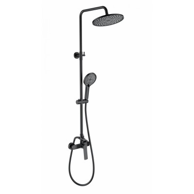 Душевая система Wonzon & Woghand WW-B3200-MB черный/матовый