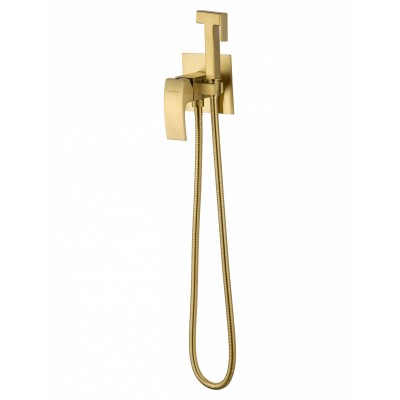 Смеситель Wonzon & Woghand Fit WW-88829009-BG встраиваемый для гигиенического душа, брашированное золото