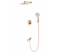 Душевая система Wonzon & Woghand Tor WW-88939073-RG встраиваемая, розовое золото