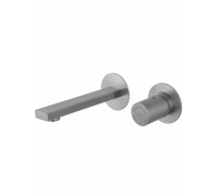 Смеситель Wonzon & Woghand WW-105-BS встраиваемый для раковины, брашированный никель